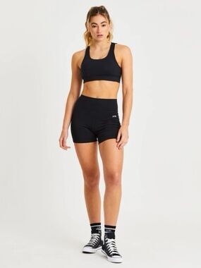 AYBL Women’s Black Core Active Shorts Sz M